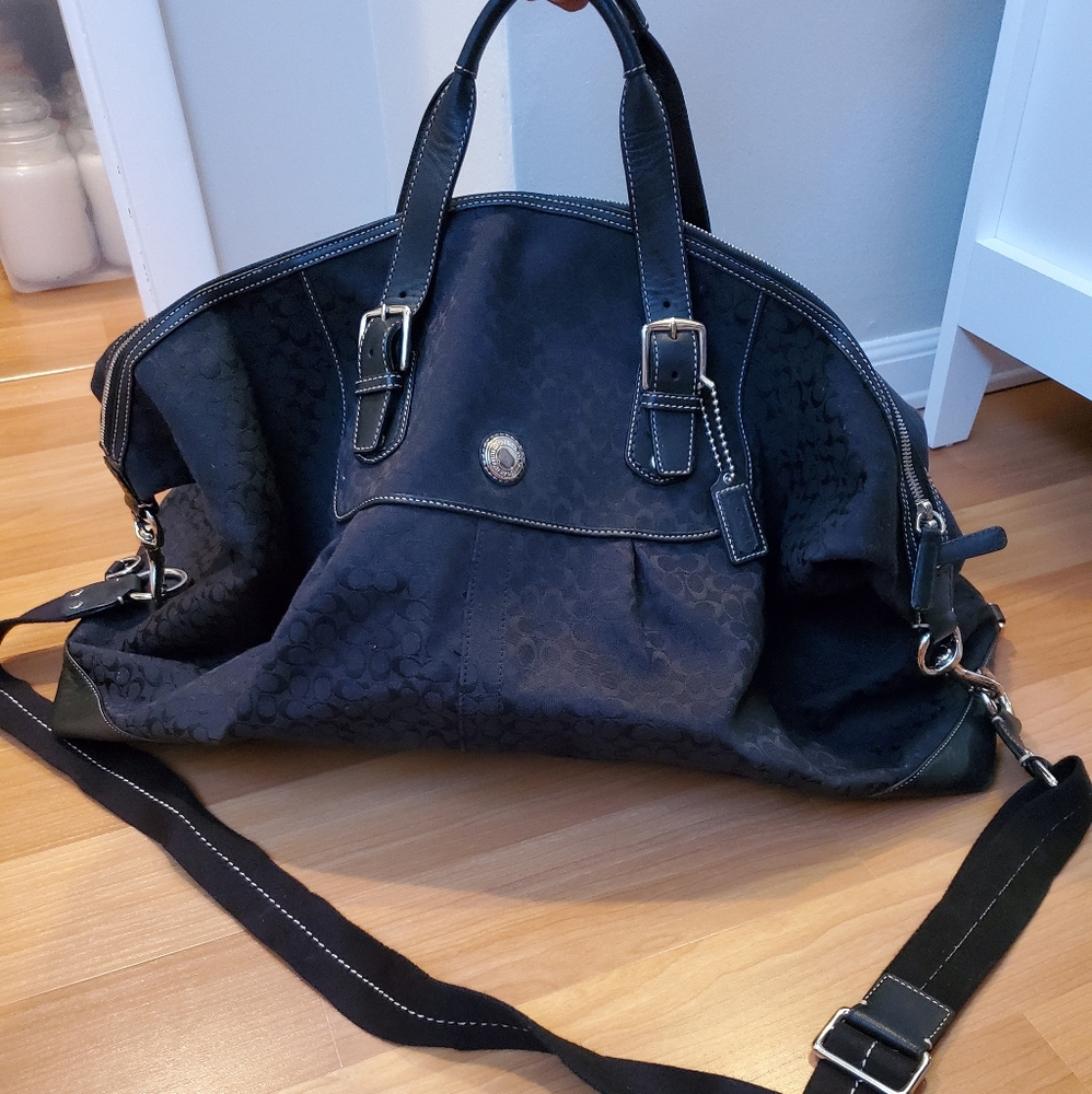 Coach duffle weekender bag